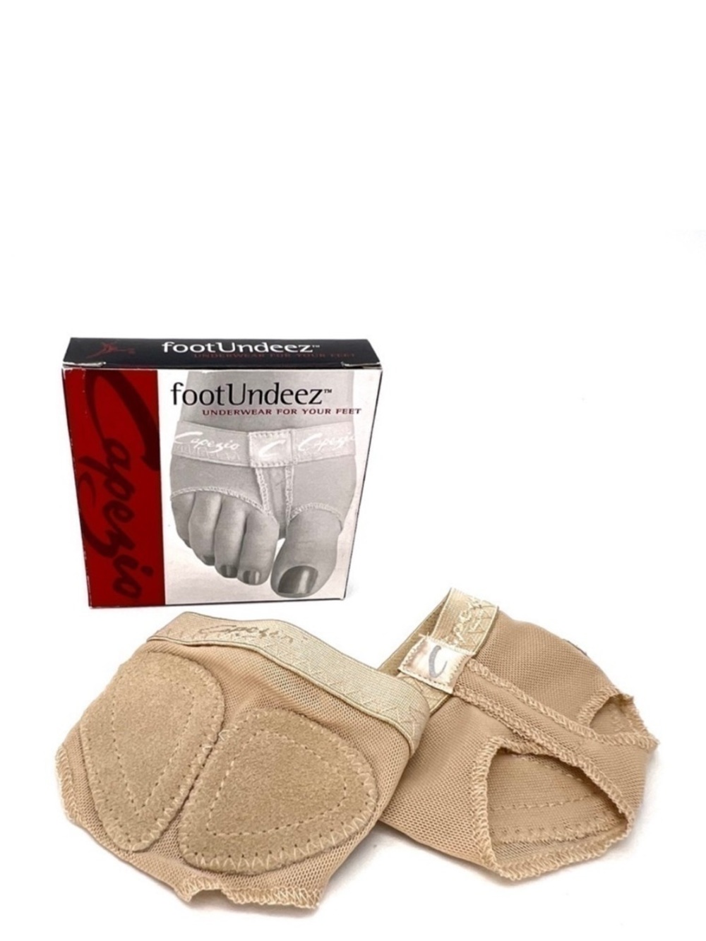 Capezio FootUndeez Men’s M (8-9)=Women’s L (10-11) Nude Dance footundeez New NWT